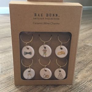 RAE DUNN CERAMIC WINE CHARMS